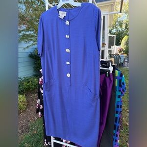 Evan Picone Royal Blue Dress